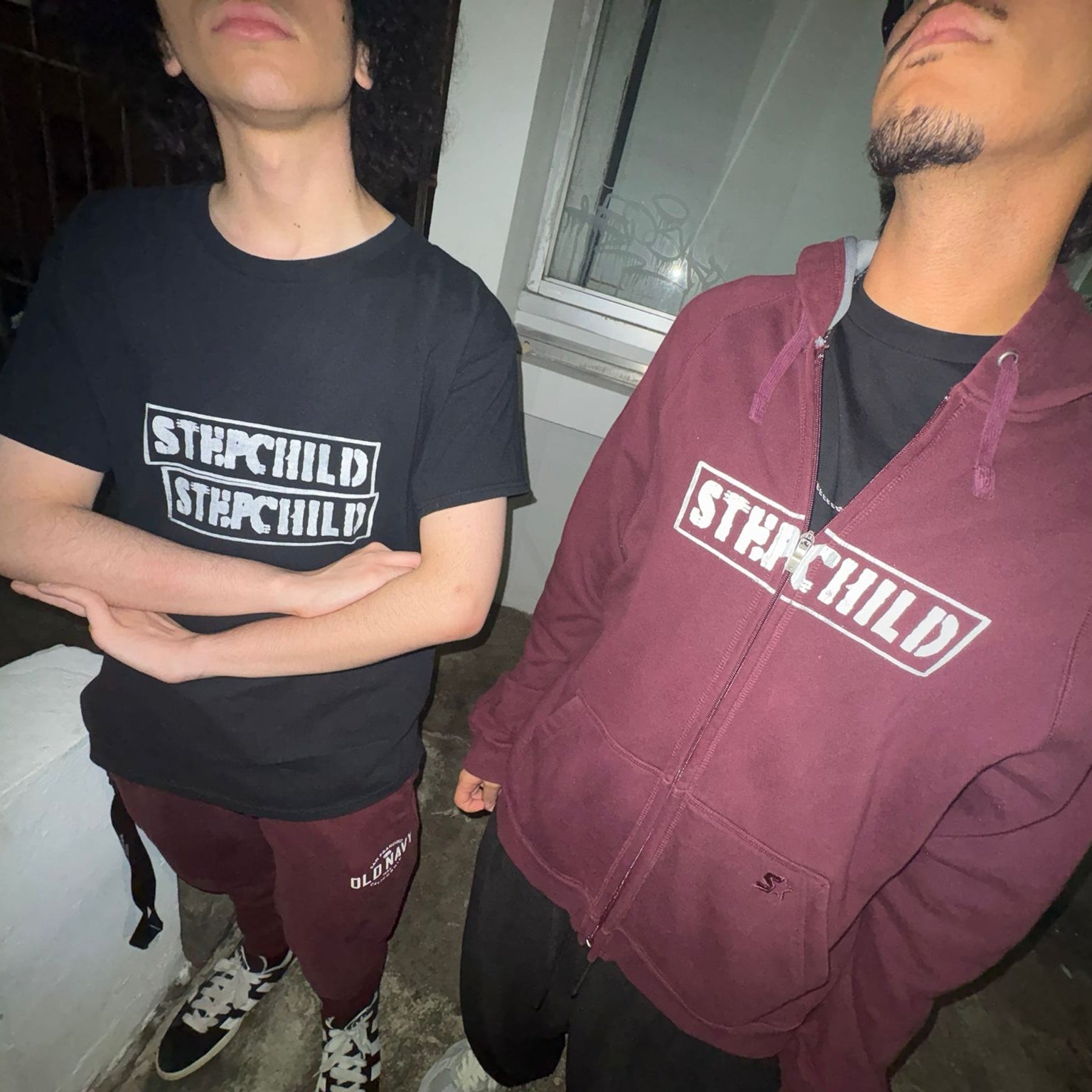 Stepchild Box Logo Band Tee - Sonido Menta Store